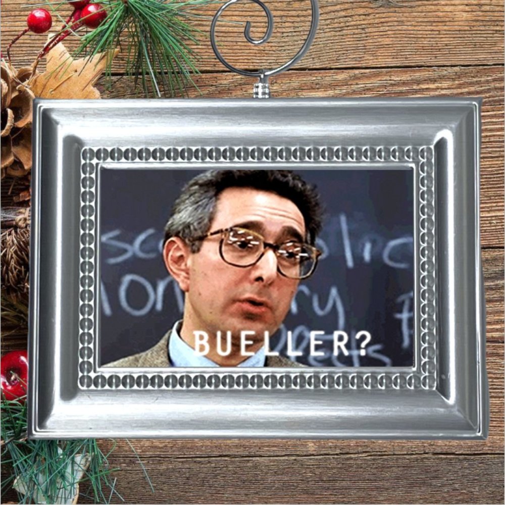 Ferris Bueller's Day Off Retro Movie Memorabilia Christmas Tree Ornament